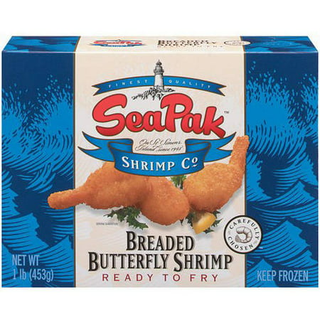 SeaPak Breaded Butterfly Shrimp, 14 oz - Walmart.com