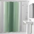 thumbnail image 2 of Sage Green Grey Gradient Shower Curtain, Minimalist Ombre Modern Art Waterproof Shower Curtain Set with 12 Hooks Lightweight Bath Curtains Fabric Bathroom Decor 48x72 Inches, 2 of 9