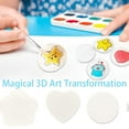thumbnail image 2 of 3D Foam Texture Kit Puffy Paint Kit,Including 30PCS Foam Texture Acrylic Colors Marker Pen,3 Paper,24 W, 2 of 8