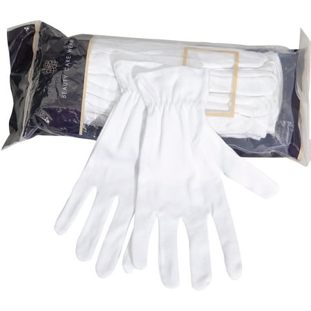 

Beauty Care Wear Large White Cotton Gloves