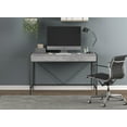 thumbnail image 4 of Safdie & Co. Computer Desk 49L Grey Cement 2 Drawers Black Metal, 4 of 4