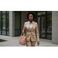 thumbnail image 7 of Jessica Simpson Women's Quilted Insulated Reusable Cooler Lunch Bag Tote for Work, Travel, Commute, Recreation, Beach and Picnic in Dusty Rose, 7 of 7