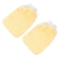 ITSELFER 2Pcs Imitation Wool Car Wash Mitt Double Side Car Wash Gloves