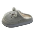 thumbnail image 4 of Chenyee Womens Plush Cut Cat House Slippers Platform Warm Soft Fluffy Home Shoes for Indoor Outdoor, 4 of 5