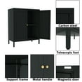thumbnail image 6 of Bathroom Floor Cabinet,Storage Cabinet with Adjustable Shelf,Modern Freestanding Organizer,Farmhouse Buffet Sideboard,Accent Cabinets for Bathroom,Kitchen,Entryway, 6 of 11