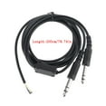 thumbnail image 6 of Replacement 200cm DIY Aviation Headset Durable Mono Cable Line Cord Repairing Dual-plug Aircraft Headphones Cable, 6 of 7