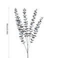 thumbnail image 3 of Artificial Silver Flower Stems Faux Metallic Roses, Bendable Branches For Home Vase Centerpiece, Wedding Party Farmhouse Table Arrangement Decor And Display, 3 of 6