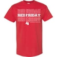 thumbnail image 3 of Inktastic Athletic Red Friday Dog Tags T-Shirt, 3 of 5