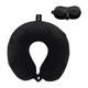 thumbnail image 1 of Cómodo Cojín Para El Cuello  Bloosom Almohada De Espuma Viscoelástica Negro, 1 of 4