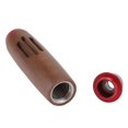 thumbnail image 2 of Mini cenicero de coche de madera de nogal de gran capacidad con patrón de flor de ciruelo portátil de mano bandeja de ceniza de cigarrillo para automóvil rojo, 2 of 12