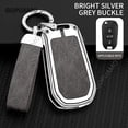 thumbnail image 5 of For Peugeot B 3 Buttons Key Case 207 307 308 607 CC CW Expert Partner Tepee Keyless Shell Zinc alloy+leather Key Case Cover, 5 of 29