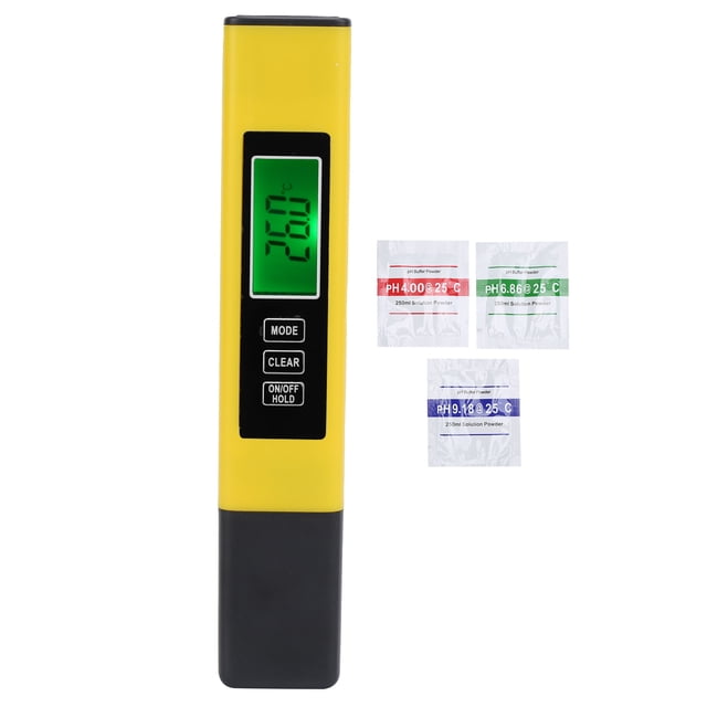 Pluma de prueba de calidad del agua 3 en 1, Detector de calidad del agua, medidor de PH TDS para piscina de acuario