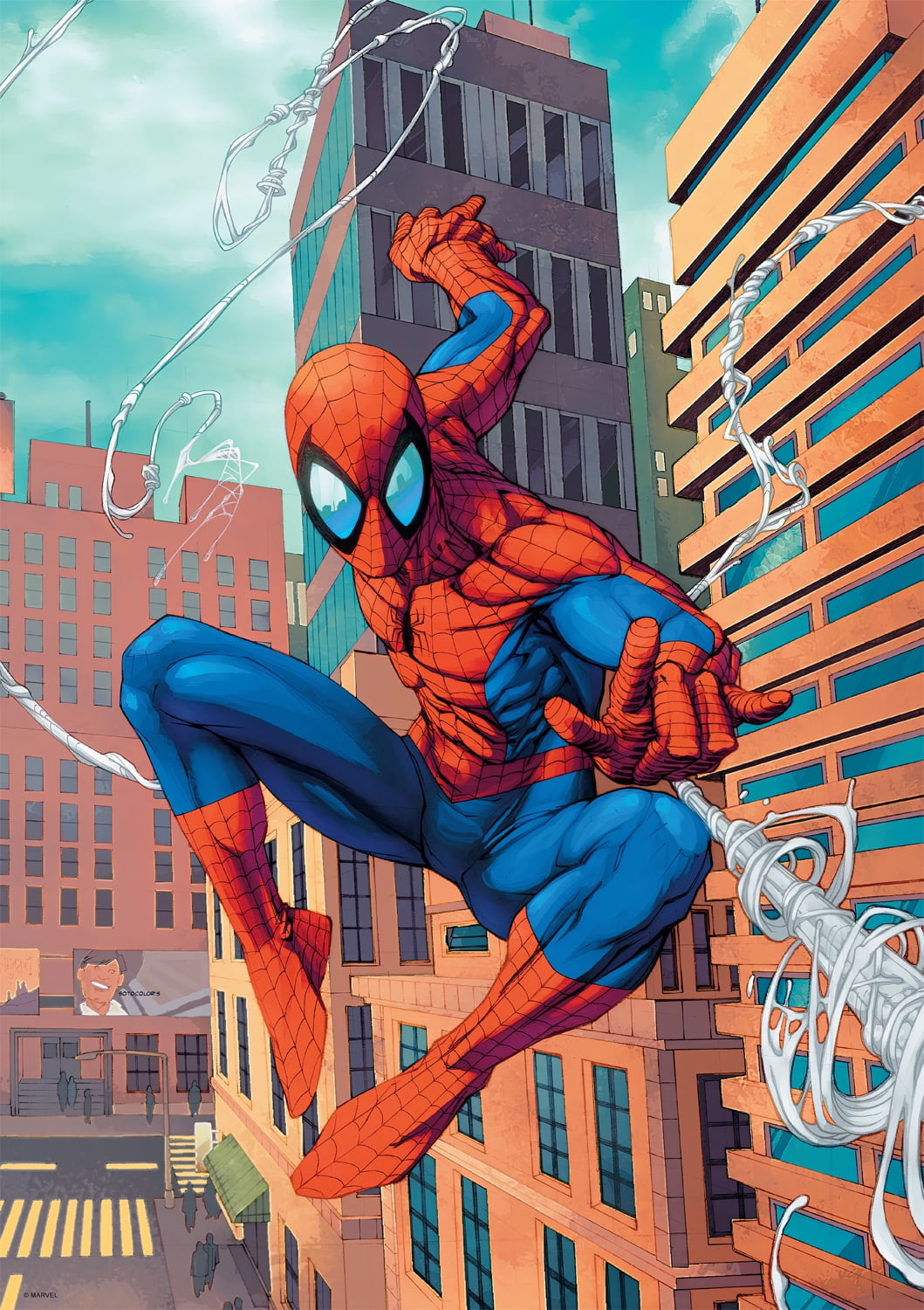 Buffalo Games 300-Piece Marvel Age Spider-man #18 Interlocking Jigsaw Puzzle