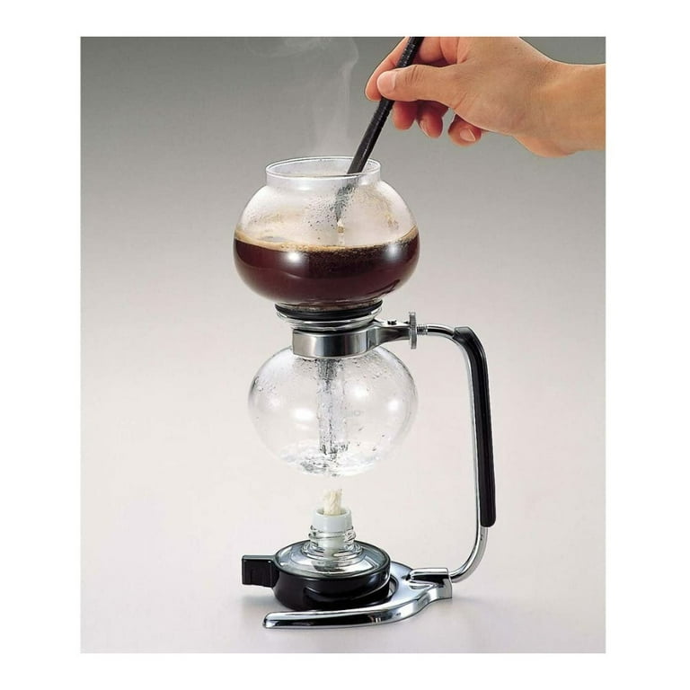 Sold at Auction: Collection of coffee making accessories incl Hario coffee  syphon, handles, Cafe Espresso, etc. Hario box is 20cm H, 14cm W, 10cm D.