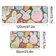 thumbnail image 3 of Vikakiooze Easter Kitchen Decor, Easter Kitchen Rugs And Mats Set Of 2, Non Slip Door Mat Absorbent Bathroom Porch Mat, Spring Easter Decorations for The Home (40-60Cm + 40-120Cm), 3 of 9