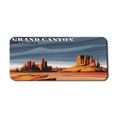 thumbnail image 1 of Canyon Computer Mouse Pad, Major Canyon Shadows and Contrasts with Digital Added Dimesions Print, Rectangle Non-Slip Rubber Mousepad X-Large, 35" x 15" Gaming Size, Blue Orange, by Ambesonne, 1 of 2