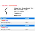 thumbnail image 2 of Radiator Hose - Compatible with 1992 - 2001 ES300 3.0L V6 1993 1994 1995 1996 1997 1998 1999 2000, 2 of 2