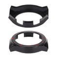 thumbnail image 1 of Watch Bumper Shell Protective Case, Excellent Smartwatch Protector Shell Bumper Wear Resistance Lightweight  for   Black+White,Black+Red,Black+Blue, 1 of 7