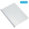 thumbnail image 3 of Uxcell Clear Report Covers with Sliding Bar, 15mm 135 Sheets Capacity, White,10Pack, 3 of 6