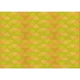 thumbnail image 1 of Ahgly Company Machine Washable Indoor Rectangle Transitional Yellow Area Rugs, 5' x 7', 1 of 1