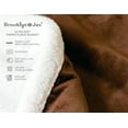thumbnail image 4 of Sherpa Fleece Throw Blanket, Reversible Super Soft Luxurious Plush Blanket Throw, 4 of 6