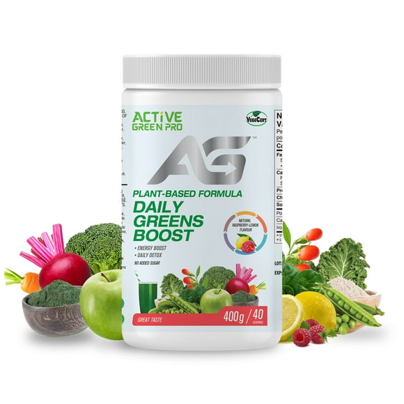 Active Green Pro Daily Greens Boost 400g (Lemon-Rasberry)