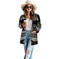 thumbnail image 2 of SCRAWLGOD Aztec Southwest Dressy Cardigans for Women Light Weight Cardigan Sweaters Size M Long Sleeve Activewear Women Jacket Breathable Long Printed Cardigan Women Vacation, 2 of 7