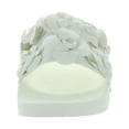 thumbnail image 2 of INC Womens White Flower Detail Peymin Round Toe Slip On Slide Sandals Shoes 6 M, 2 of 3