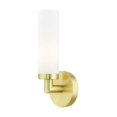 thumbnail image 5 of Livex Lighting 10103-91 Aero 1-Light Wall Sconce, Brushed Nickel, 5 of 5