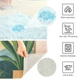 thumbnail image 3 of Yayeee Bath Rug for Bathroom Floor Non Slip Rectangle Fluffy Soft Absorbent Mat, 16"x24", Boho Plants, 3 of 7