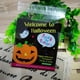 thumbnail image 3 of 100 Unids Bolsas de Regalos Calabaza Murciélago Halloween Embalaje Duradero Bienvenido a halloween, 3 of 9