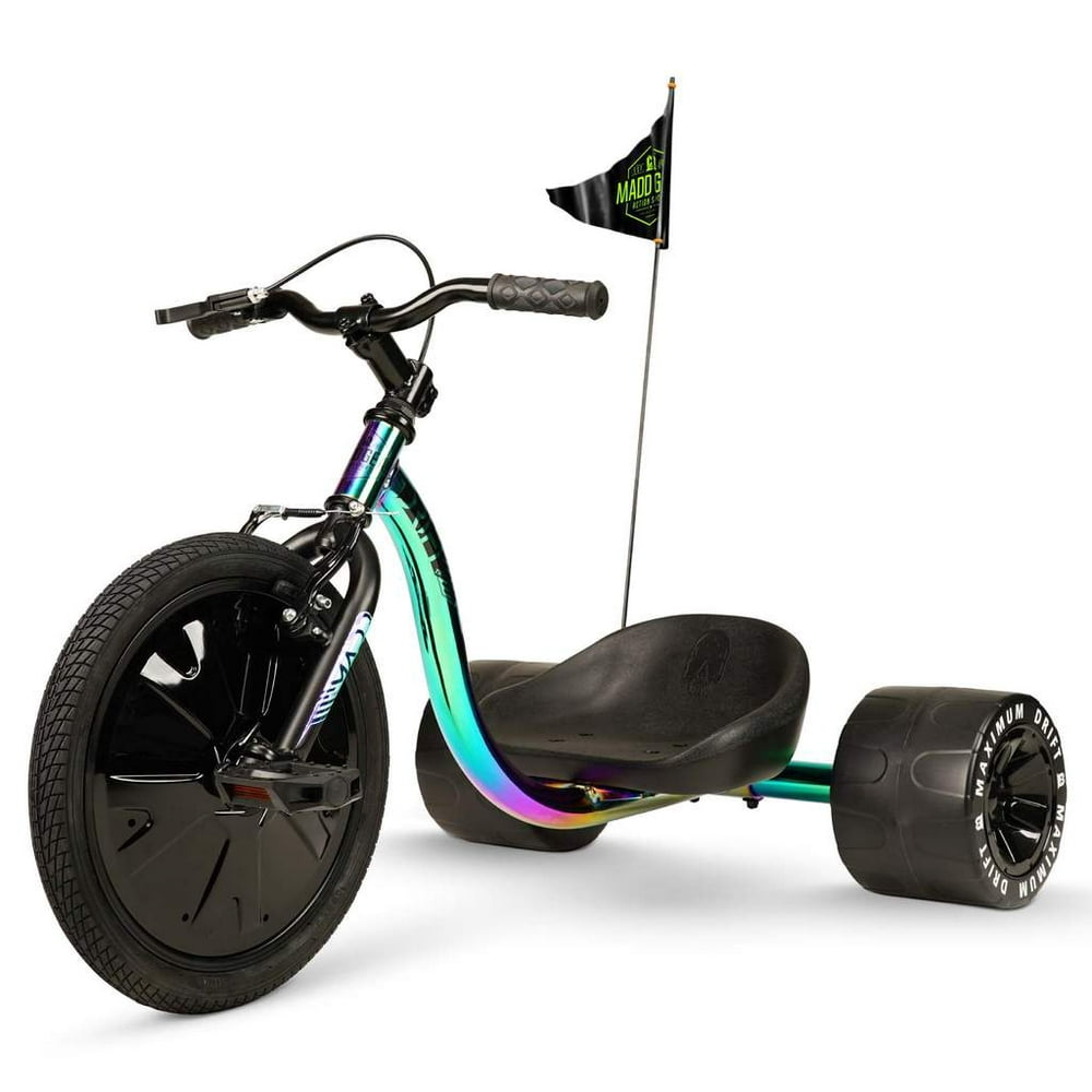Madd Gear Drift Trike Neo Chrome! New Model! Great For Kids Ages 5+ Max Rider Weight