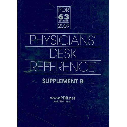Physicians' Desk Reference 2009 Supplement B
