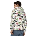 thumbnail image 4 of Naloa Dinosaur Men’s Hoodies, Zip up Hoodie, Sweatshirts,Hoodies for Men Sizes S-3XL-XX-Large, 4 of 5