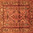 thumbnail image 1 of Ahgly Company Indoor Square Persian Orange Traditional Area Rugs, 5' Square, 1 of 1