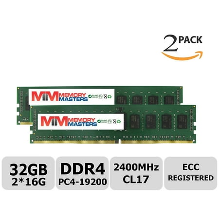 Single Source Distribution Module - MemoryMasters Samsung IC 32GB Kit (2x16G) DDR4 2400MHz PC4-19200 Registered ECC 1.2V CL17 1Rx4 Single Rank 288 Pin RDIMM Server Memory RAM Module Upgrade (32GB Kit (2x16G))