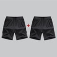 thumbnail image 2 of Fancifize 2 Pack Shorts for Kids Casual Wide Leg Elastic Waist Shorts Quick Dry Moisture Wicking Shorts with Pockets 7-15 Years, 2 of 4