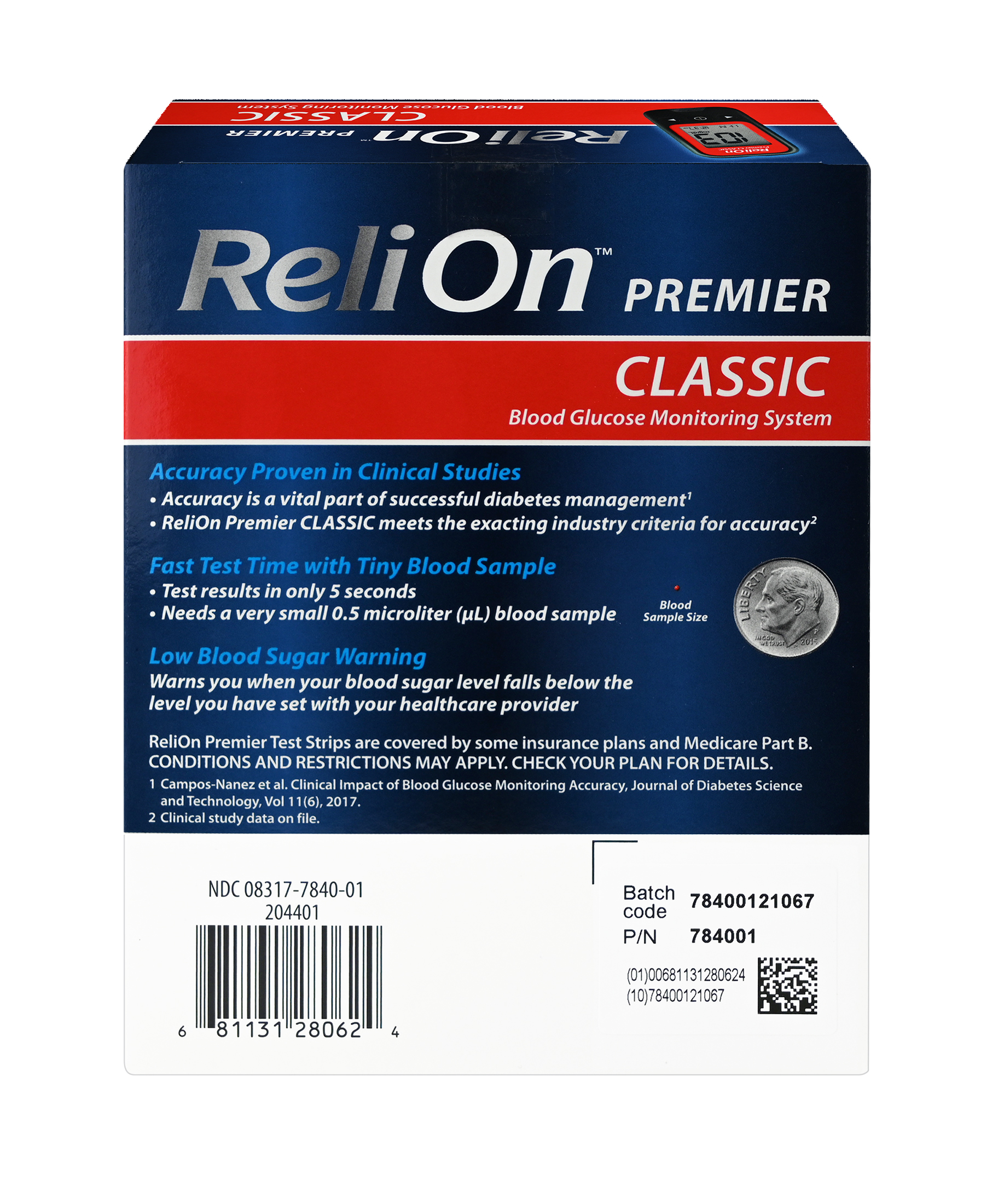 ReliOn Premier Classic Blood Glucose Monitoring System photo 8