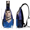 thumbnail image 2 of Christian Pulisic Riñonera Bandolera con Estampado Integral para Hombres y Mujeres, Bolso Cruzado Gráfico de Tendencia, Mochila de Hombro Streetwear para Ciclismo y Deportes, Riñonera Versátil Casual, 2 of 6