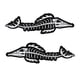 thumbnail image 3 of 2 Piezas Impermeables De Pescado Calcomanías De Vinilo Barco Pesca Gráficos kusrkot Etiquetas engomadas, 3 of 5