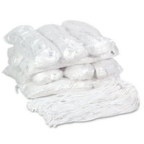 Premium Cut-End Wet Mop Heads, Rayon, 20Oz, White, 12/Carton