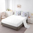 thumbnail image 5 of Castle Fairy Teenagers Spring Garden Flowers Twin Bedding Sets 7-Piece,Vintage Chic Floral Bedding Comforter Set Microfiber,Watercolor Purple Blossoms Breathable Sheet Sets,Breathable Home Decor, 5 of 8