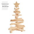 thumbnail image 4 of Adornos de madera Pomoko para árbol de Navidad, 4 of 5