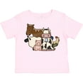 thumbnail image 3 of Inktastic Cute Horse, Sheep, Cow, Pig, and Rooster Farm Animals Boys or Girls Toddler T-Shirt, 3 of 5