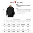 thumbnail image 3 of BALEAF Men's Running Jacket Cycling Waterproof Windbreaker Reflective Black Size XXL, 3 of 7