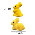 thumbnail image 6 of Grofry Easter Rabbit Ornament，Eye-catching Colorful Foam Bunny Ornament for Indoor Outdoor Holiday Decoration, 6 of 8