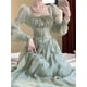 thumbnail image 2 of Elegante vestido de fiesta de princesa para mujer, cintura alta, corte en A, con cordones, otoño primavera, francés, vintage, vestido de fiesta, vestidos de una pieza para mujer, nuevo, 2 of 5