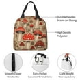 thumbnail image 4 of Red Mushrooms Lunch Bag Reusable Lunch Box Waterproof Thermal Tote Bag Lunch Container Cute Cooler Bag for Women, 4 of 5
