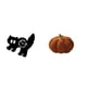 thumbnail image 1 of Reloj De Pared Colgante Acrílico Y Cojín De Calabaza De Peluche, Adorno Decorativo Para Estudio, Dormitorio, Cocina, Sala De Estar, Sofá., 1 of 8