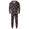 thumbnail image 4 of IROINNID Family Jumpsuit Pajamas Set for Christmas One-Piece Cute Printed Home Wear Hooded Pajamas Jumpsuit for Dad, 4 of 9